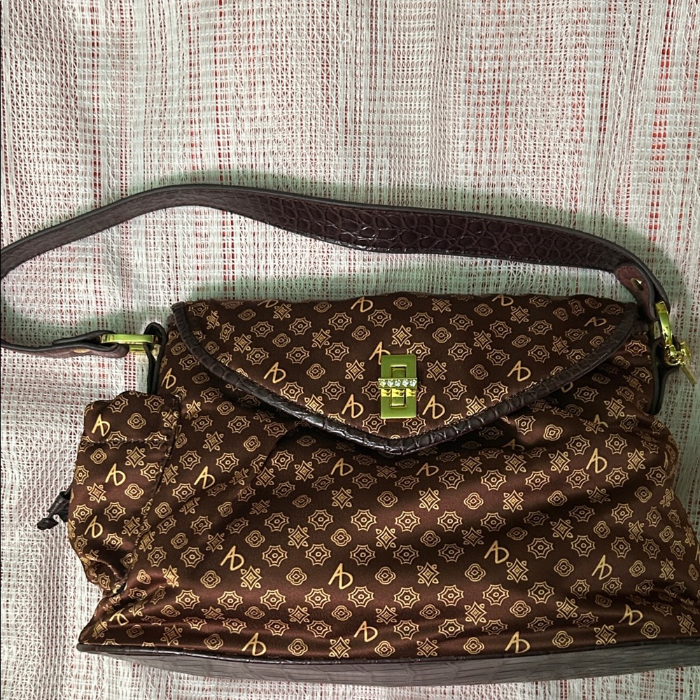 Brown Patterned Women's Bag